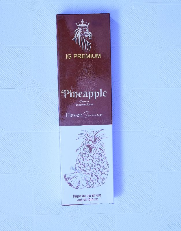 Charcoal Pineapple Incense Sticks, for Home, Office, Temples, Length : 8-9 Inch