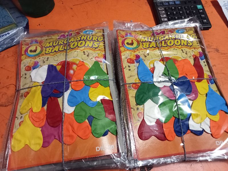 Rubber dil 20 pc balloon, Packaging Type : Plastic