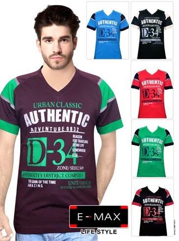 Mens V Neck T Shirts, Occasion : Casual Wear