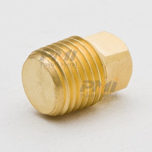 Brass Square Pipe Plug, Size : 4 Inch