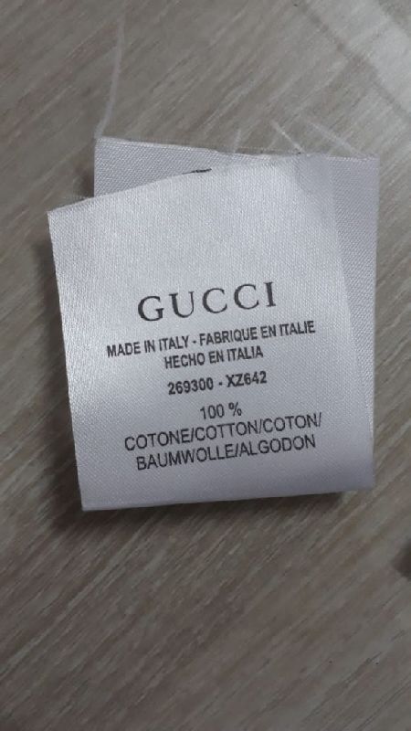 Garment wash label