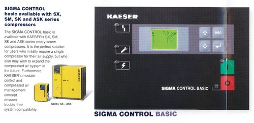 	 Kaeser Sigma Compressed Air Controller With Sigma Control 2