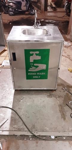 Metro Steel Hand sanitizer machine, Color : Sent Blasting Finish