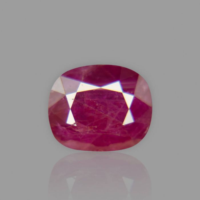 Burmese Ruby Manik Gemstone, Color : Purplish Red