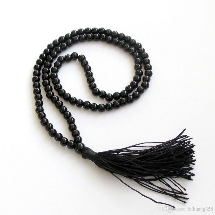Japa Mala Rosary, Shape : Round Beads
