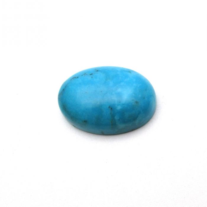 Oval Natural Turquoise Firoza Gemstone, Color : Blue