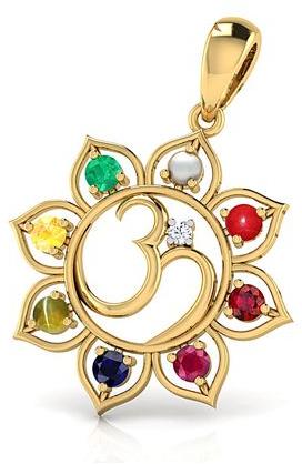 Navratna Gemstone Pendant