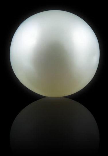 Round Original South Sea Pearl, Color : White