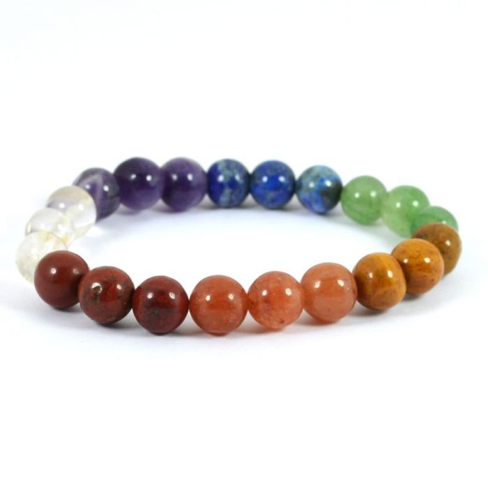 Seven Chakra Healing Stretchable Bracelet