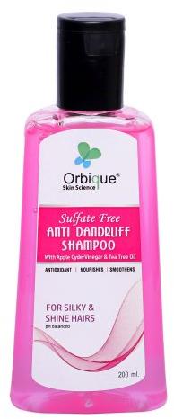 Orbique anti dandruff shampoo, Packaging Size : 200 Ml