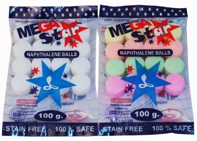 Mega Star Round Color Naphthalene Balls