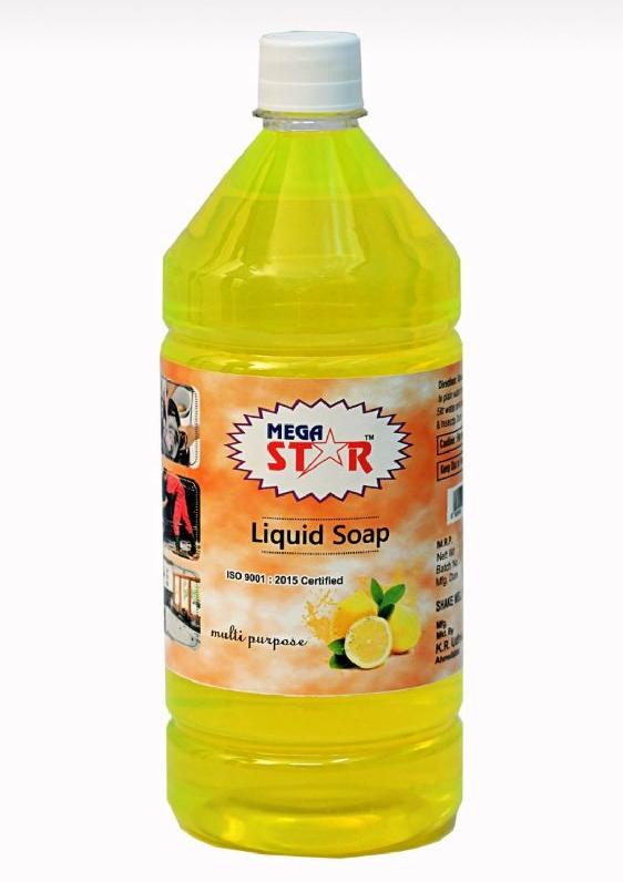 Mega Star Multipurpose Liquid Soap, Feature : Antiseptic, Eco-Friendly, Slimming