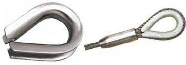Stainless Steel Cables Thimbles, for Industries, Packaging Type : Box
