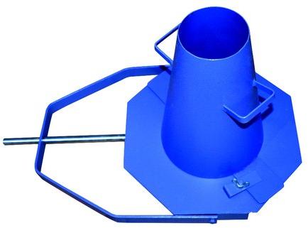 Powder Coated Slump Cone Apparatus, for Easy To Use, High Efficiency, Reliable, Color : Blue