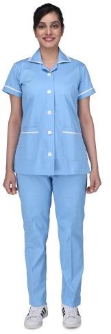 Terricot Nurse Dress, Size : 28, 30, 32, 34, 36, 38, 40, 42.