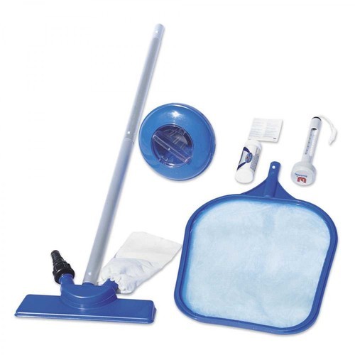 PVC Swimming Pool Cleaning Kit, Color : Blue White