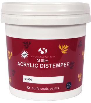 Surfa Acrylic Distemper Paint, for Brush, Roller, Packaging Type : Bucket