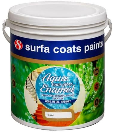 Aqua Semi Gloss Enamel Paint