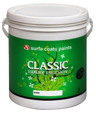 Classic Luxury Interior Emulsion Paint, for Brush, Roller, Spray Gun, Packaging Type : Can