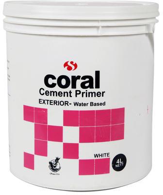 Surfa Coral Exterior Cement Primer, Packaging Type : Plastic Bucket