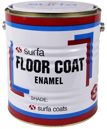 Surfa Floor Coat Enamel Paint, for Brush, Roller, Spray Gun, Packaging Type : Tin
