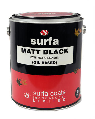 Matt Black Oil Based Synthetic Enamel Paint, Packaging Type: Tin at best  price in Bengaluru