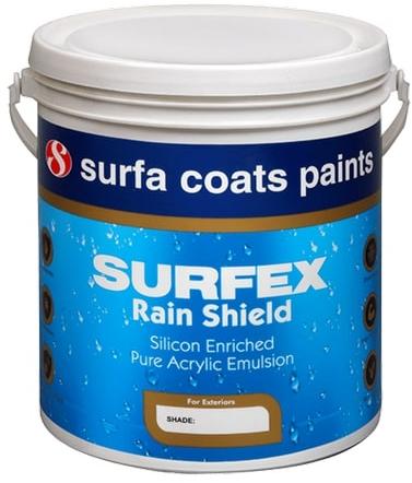 Surfex Rain Shield Exterior Emulsion Paint, for Brush