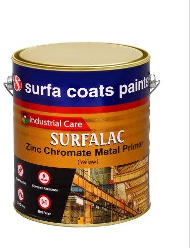 Surfa Zinc Chromate Metal Primer, for Brush, Roller, Form : Liquid