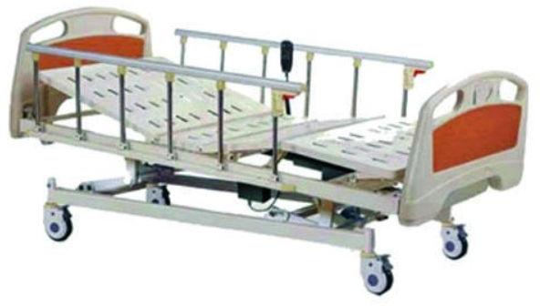 Rectangular Automatic ICU Five Functional Electric Bed, for Hospitals, Feature : Fine Finishing
