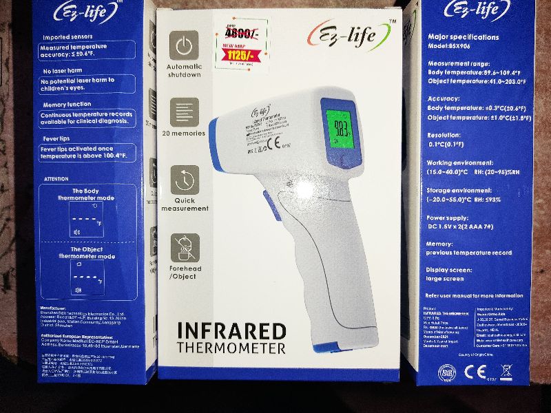 Digital Infrared Thermometer, for Lab Use, Medical Use, Certification : CE Certified