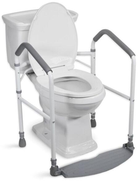 Foldable Toilet Safety Rail