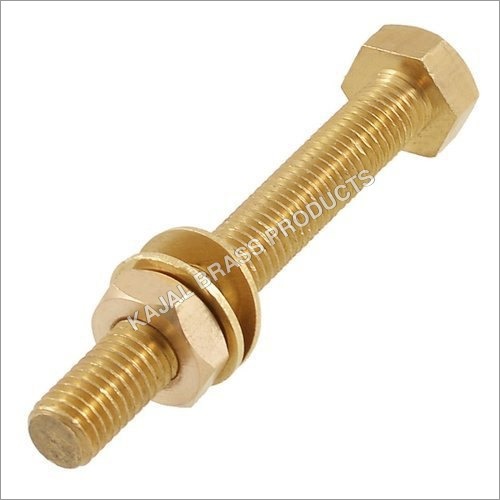 Brass Nut Bolt Washer, For Hardware Fitting, Size : M5 To M16