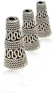 925 Sterling Silver Cone Beads