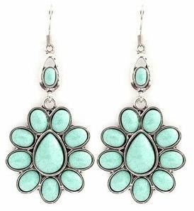 925 Sterling Silver Turquoise Earrings