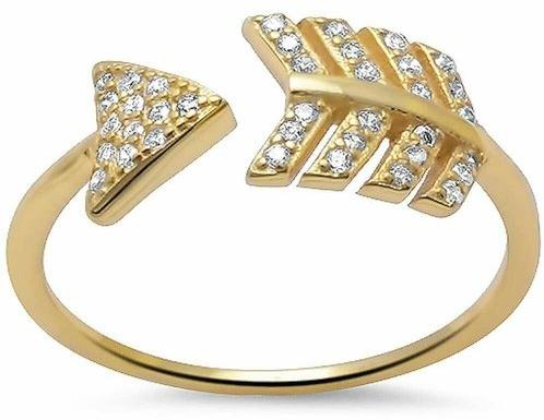 Gold Diamond Ring, Gender : Female