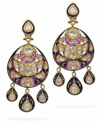 Gold Mughal Earrings