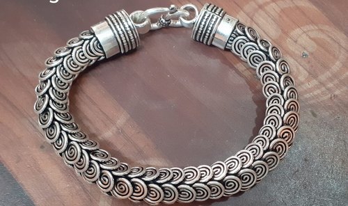 Handcrafted 925 Sterling Silver Bracelet, Occasion : Casual Wear