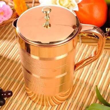 Shri dauji Mirror Copper Classical Jug, Size : 2000 ml