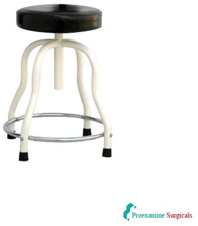 Cushion Top Revolving Patient S.S Stool, Feature : Foot ring supports