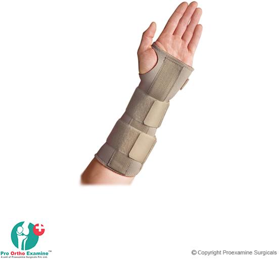 Left Wrist and Forearm Splint, Size : Small, Medium, Large, XLarge