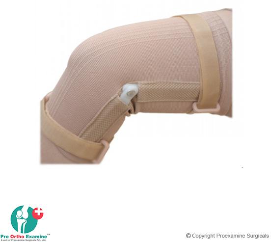 Tubular Knee Support With Hinges, for Post operative care, Size : Small, Medium, Large, XLarge