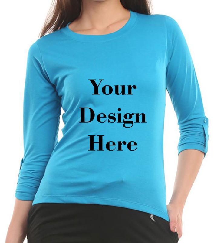 Casual Wear Full Sleeve Round Neck T Shirt for Women at Rs 300/piece in Agra
