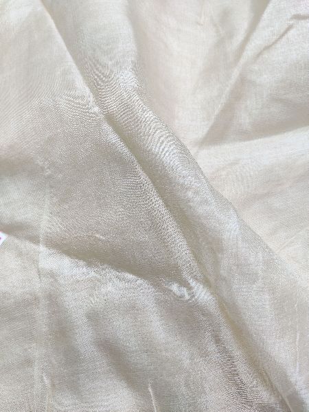 Natural Pure Tussar Silk Dyeable Fabric