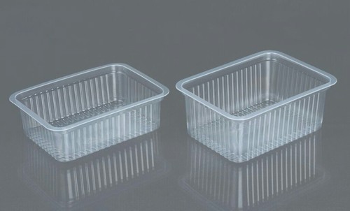 Plastic 52mm Rectangular Sealable Tray, for Food Serving