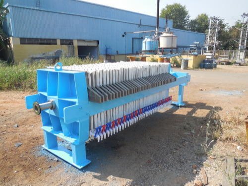  Paint Coated Sludge Filter Press, Filtration Capacity : 2000-3000 litres/hr