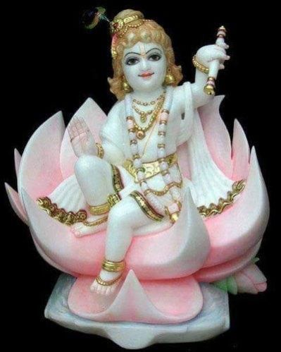 Marble Bal Krishna Statue
