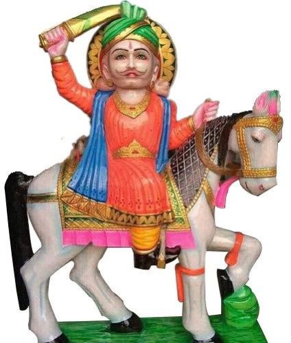 Marble Tejaji Maharaj Statue