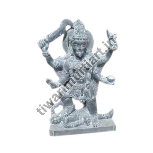 3 Feet Marble Kali Mata Statue, for Worship, Temple, Interior Decor, Pattern : Painted