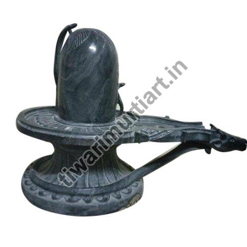 36 Inch Marble Shivling Statue, for Temple, Pattern : Plain