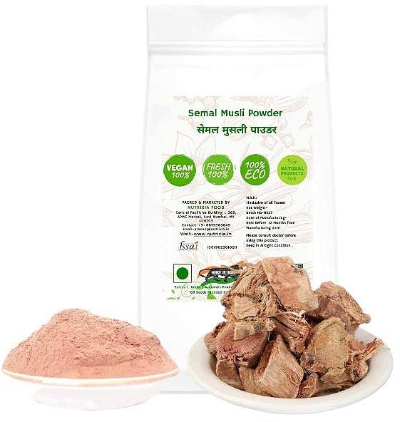 Nutrixia Semal Musli Powder, Packaging Type : Plastic Pouch